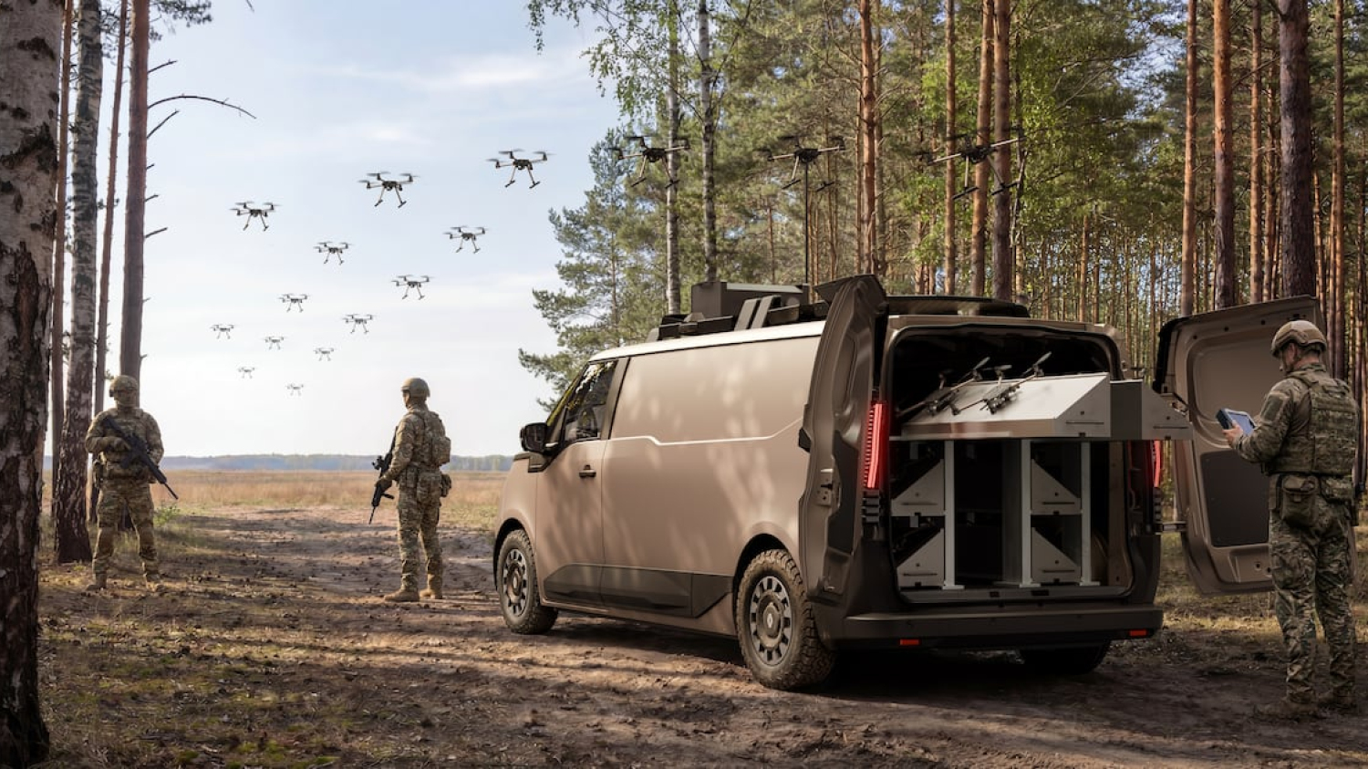 Production de drones, véhicules militaires tactiques... Renault multiplie les projets dans la défense