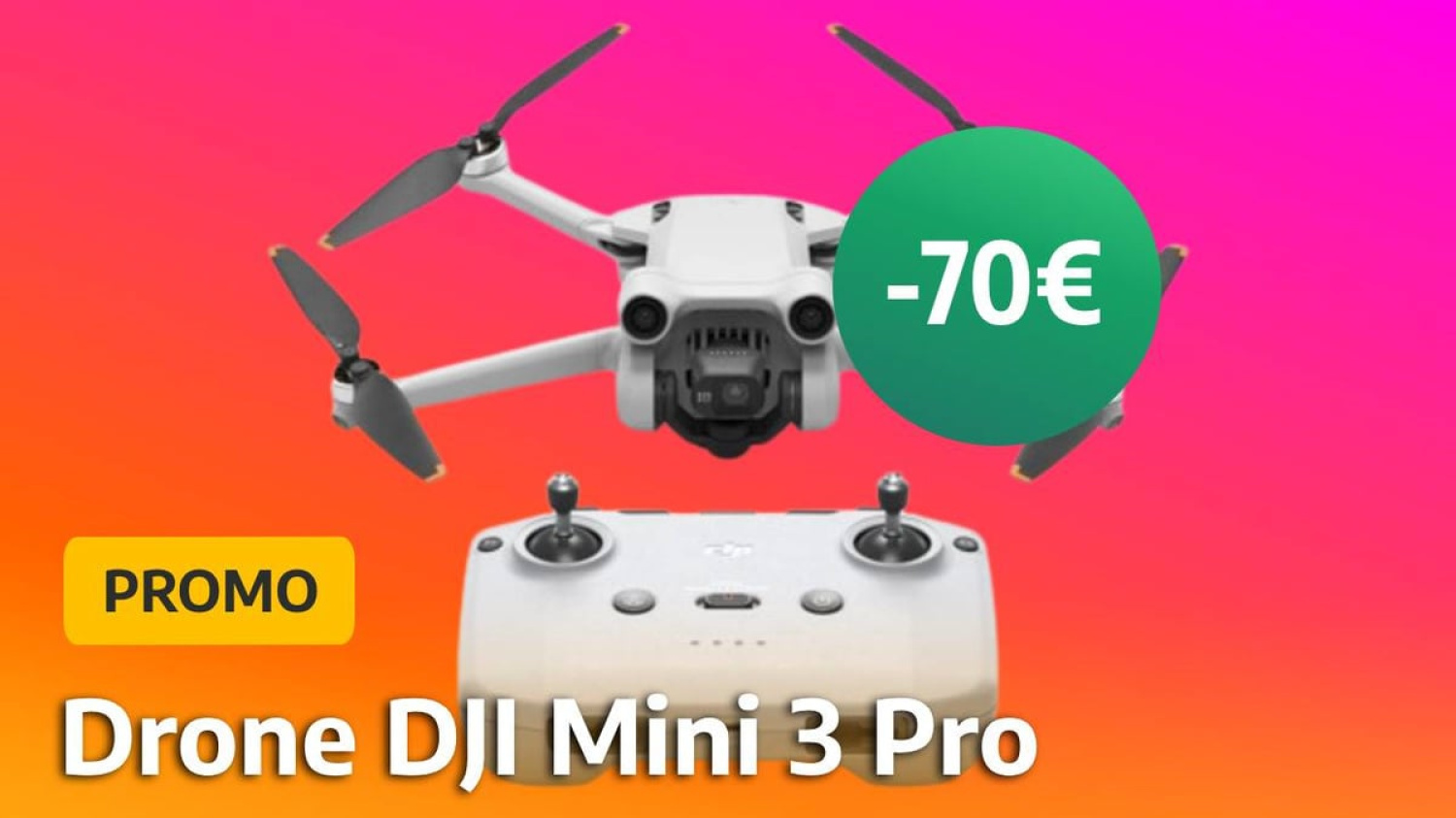 DJI Mini 3 Pro : ce drone haut de gamme  compatible iPhone et Android casse son prix chez la Fnac