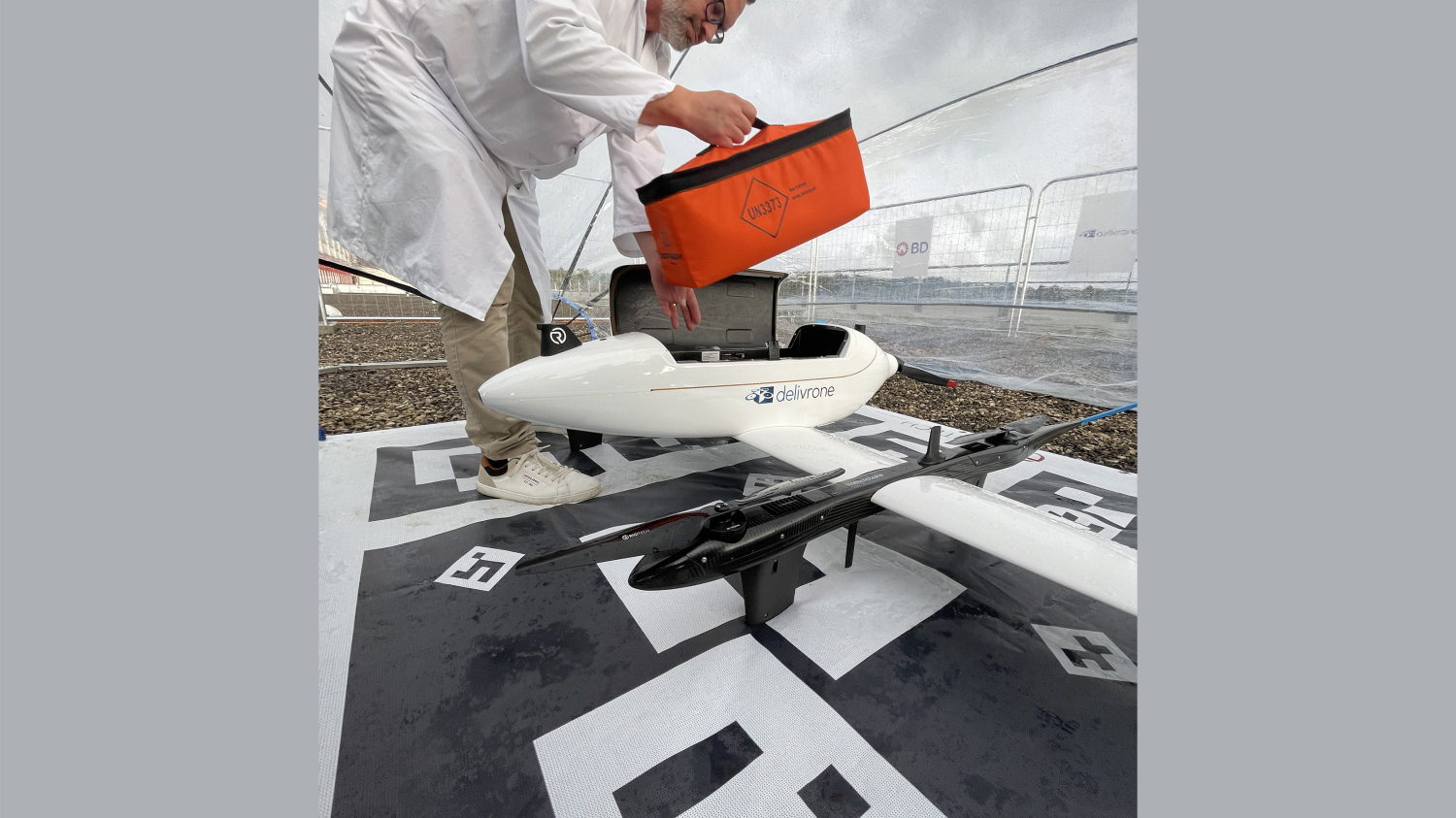 Un drone pour acheminer les échantillons biologiques             