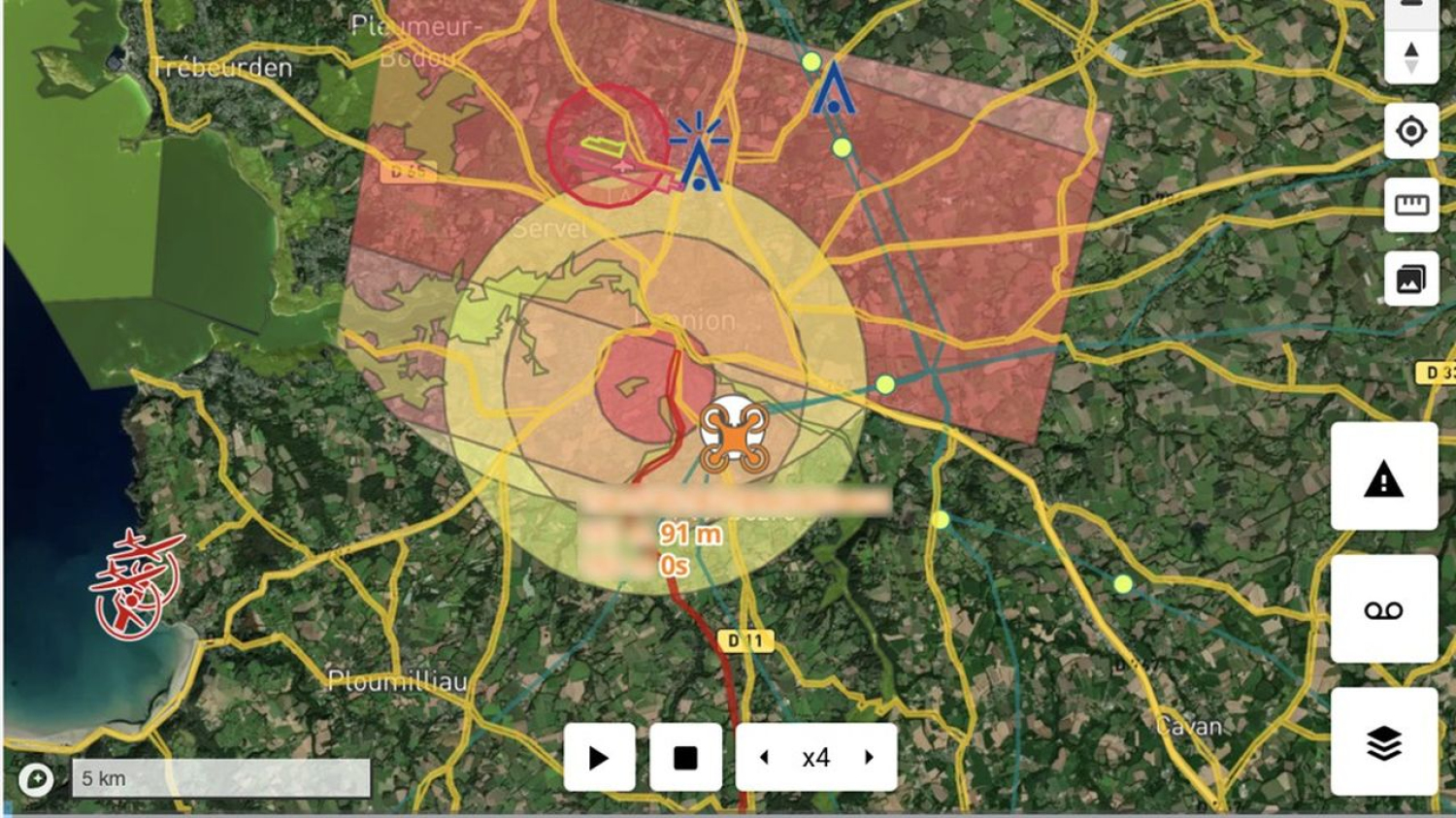Avec FlyBy, Lannion veut sécuriser les vols de drones