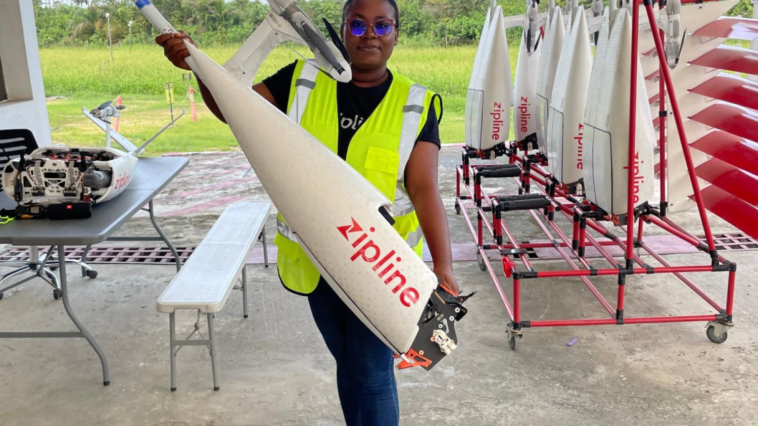 L'objectif transcendant de Racheal Ebikake, pilote de drone : "Chaque jour, j'aide à améliorer des vies ».