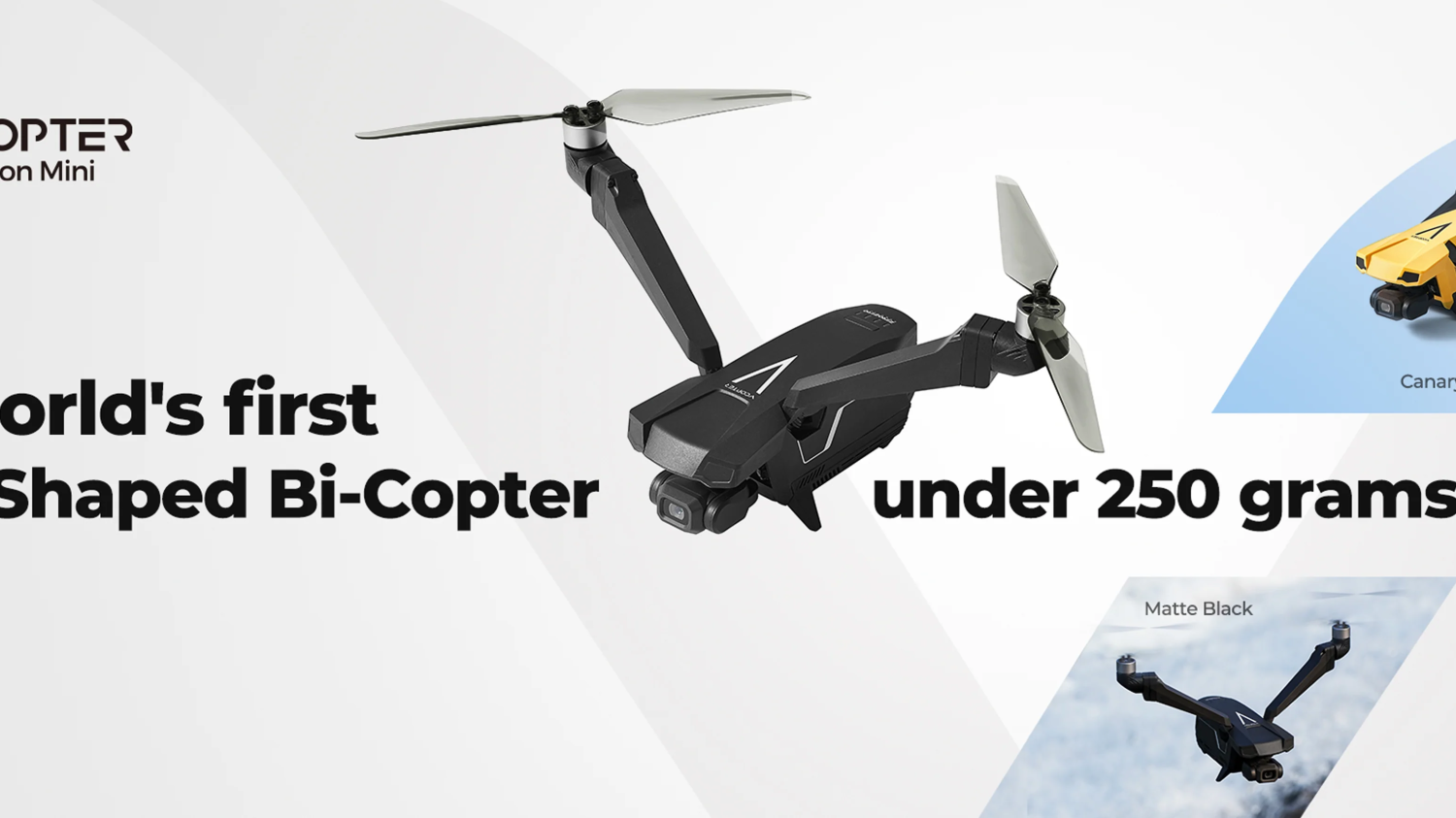 V-Copter Falcon Mini se prépare à lancer un nouveau drone bi-coptère
