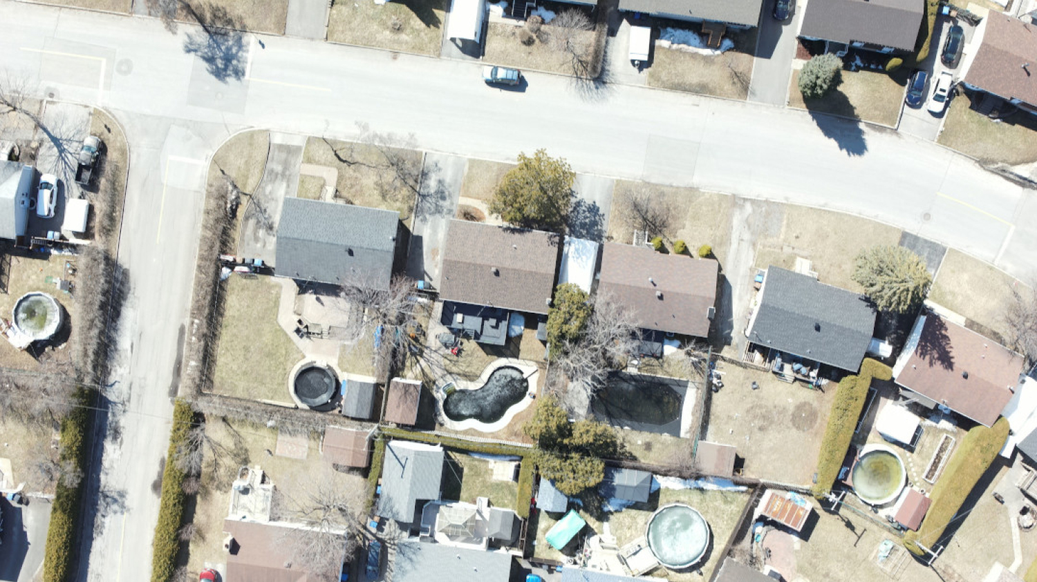 Opération de photogrammétrie par drone à Mascouche