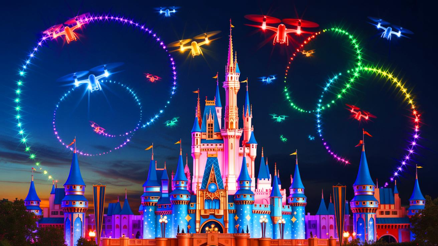 Un ciel en feu pour Abu Dhabi : Lumasky orchestre un ballet de 9 000 drones pour le lancement de Disneyland 
