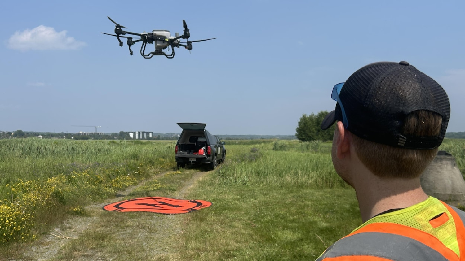 Des drones utilisés contre les moustiques au N.-B.