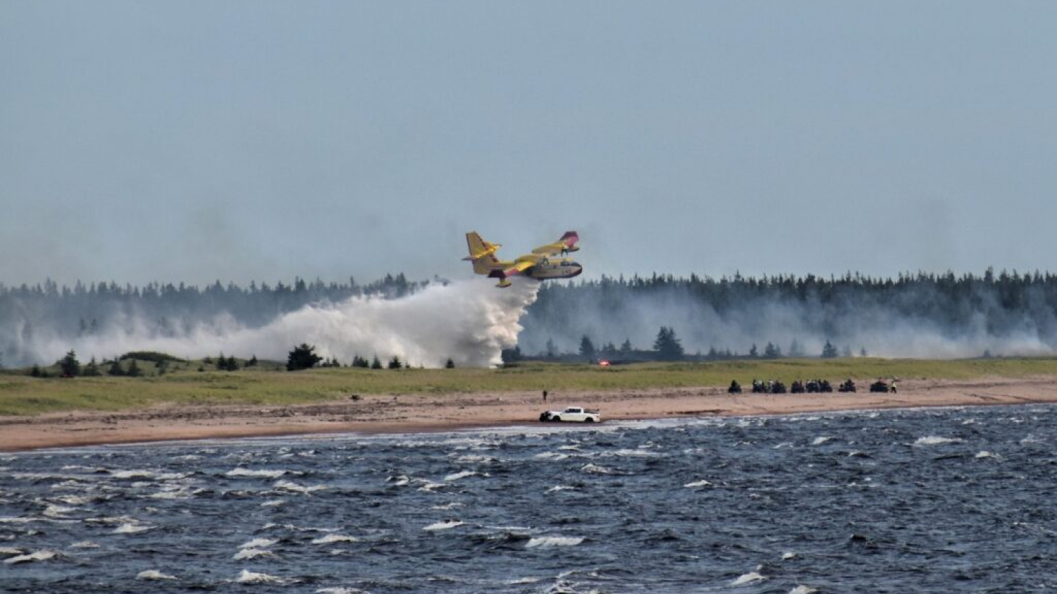Des drones dérangeants en zone d’incendie hier à Nutashkuan