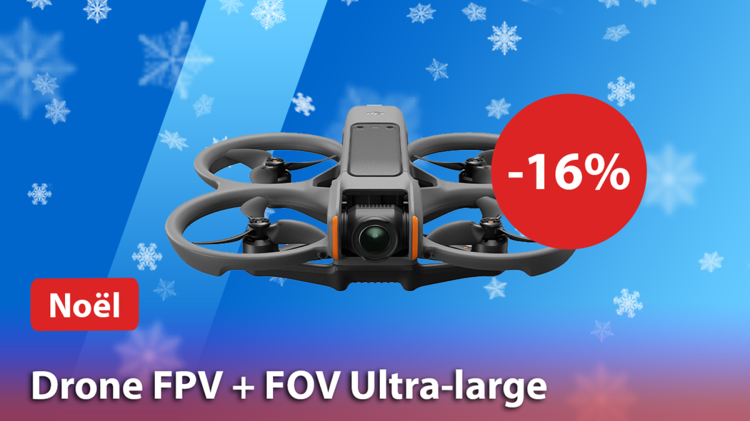 Le drone DJI Avata 2 est à -16% avec son mode FPV !