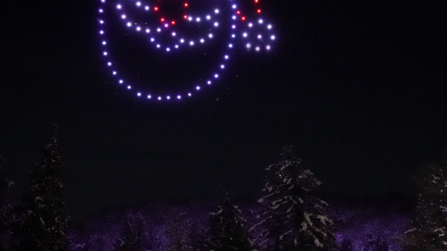 Eastman accueillera un spectacle de drones pour célébrer Noël - Le Reflet du Lac