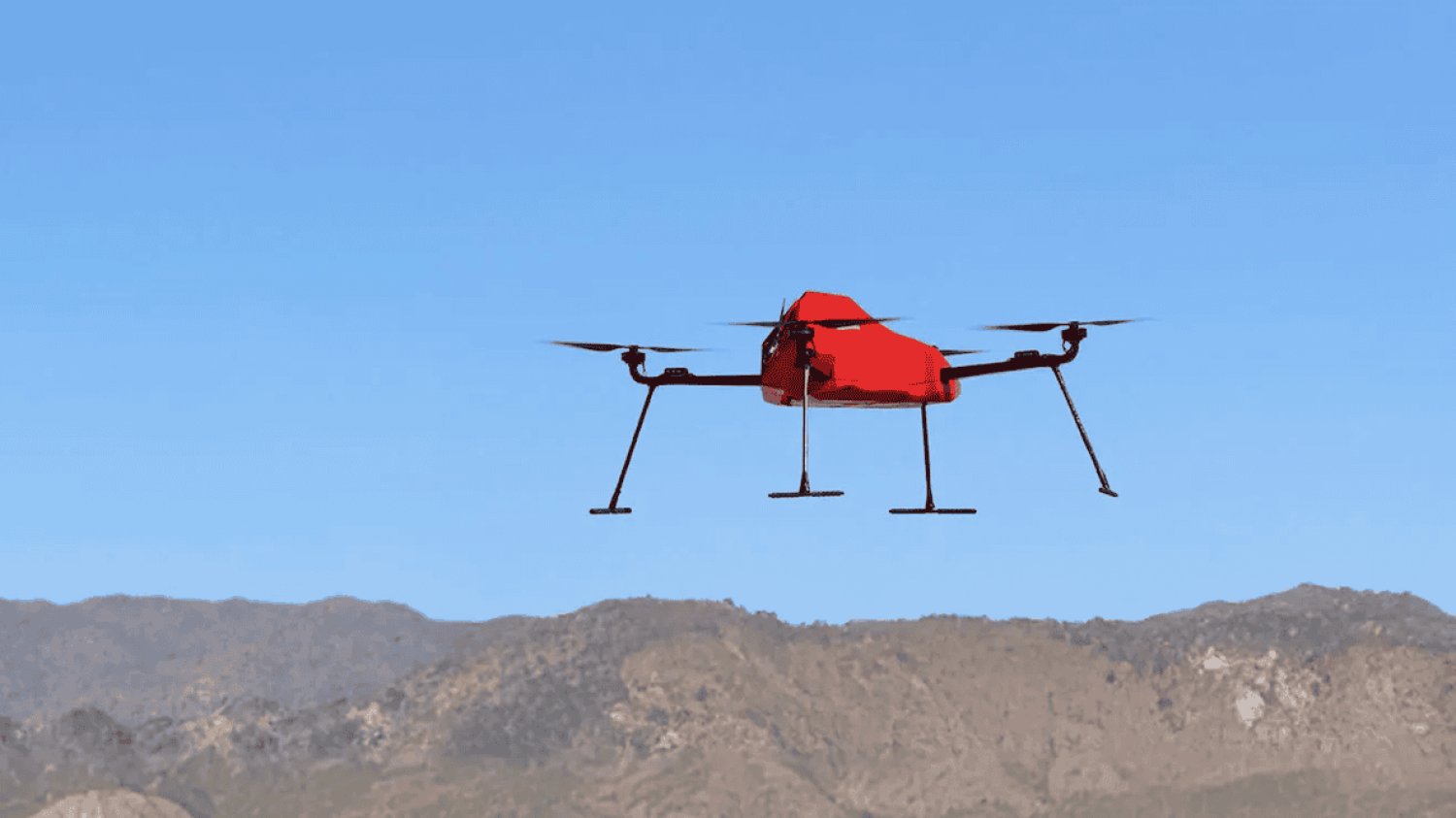Lancement d'un drone autonome VTOL AI pour les applications de topographie et de cartographie 