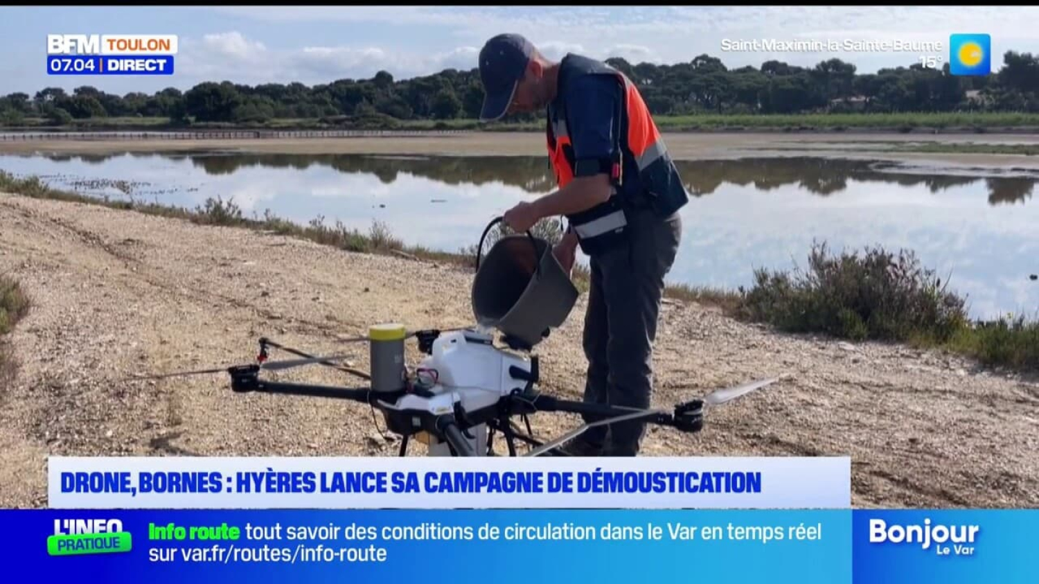 Drone, Bornes : Hyères lance sa campagne de démoustication