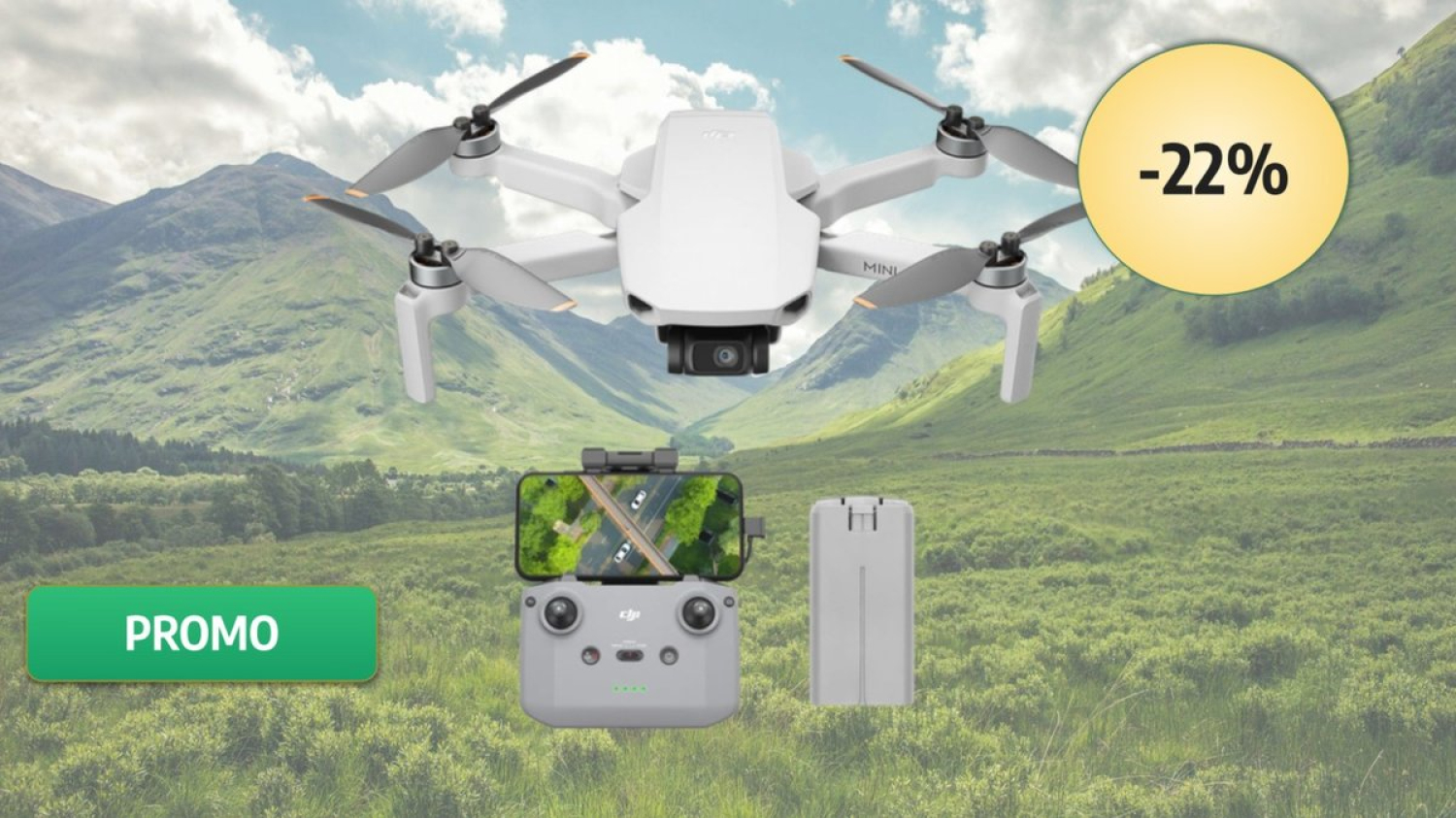Le drone caméra N°1 du marché est actuellement en promo : -22 % sur le DJI 4K