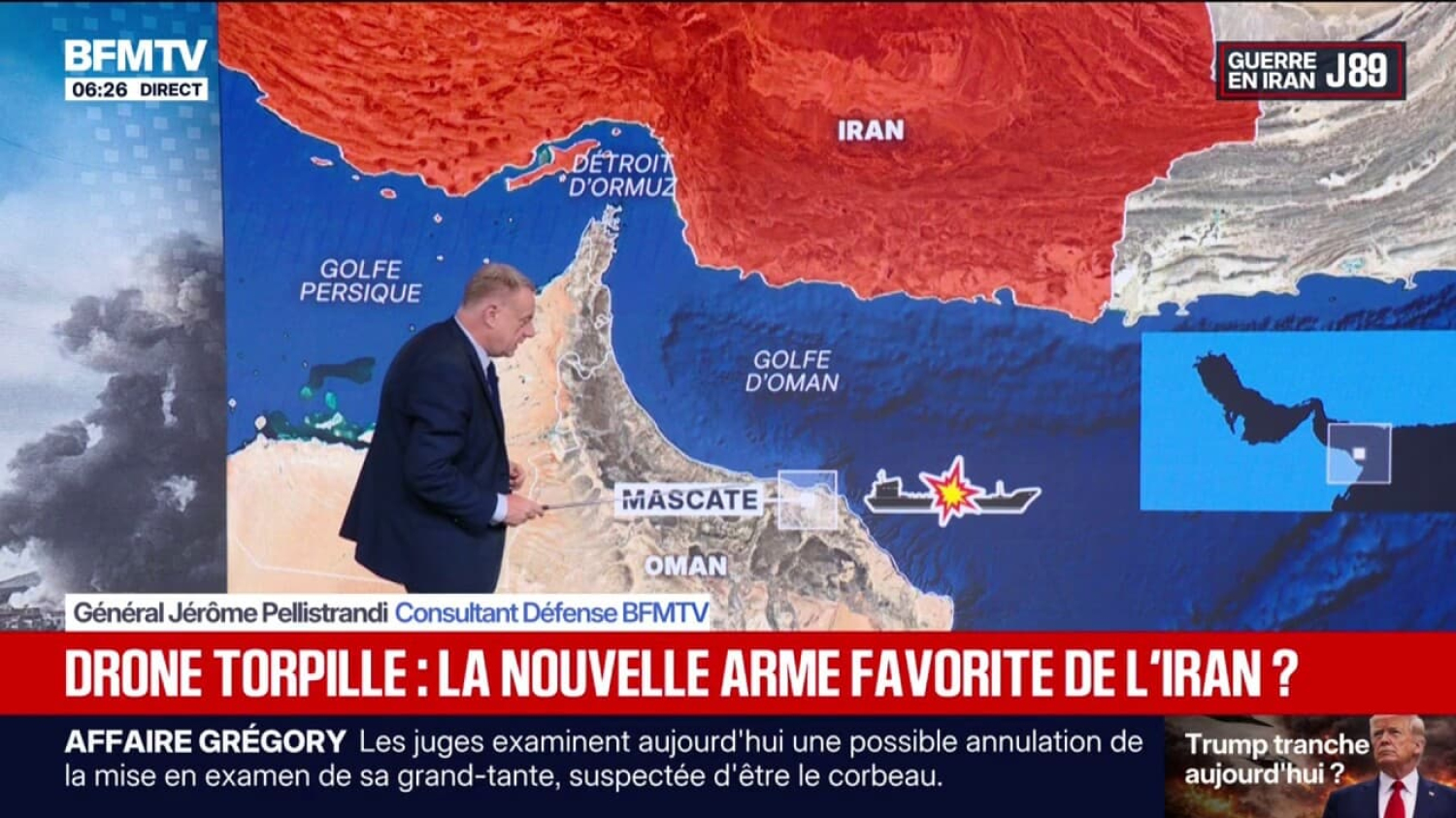 LE BRIEF DU GÉNÉRAL - Pétrolier touché au large d'Oman: un drone torpille à l'origine?