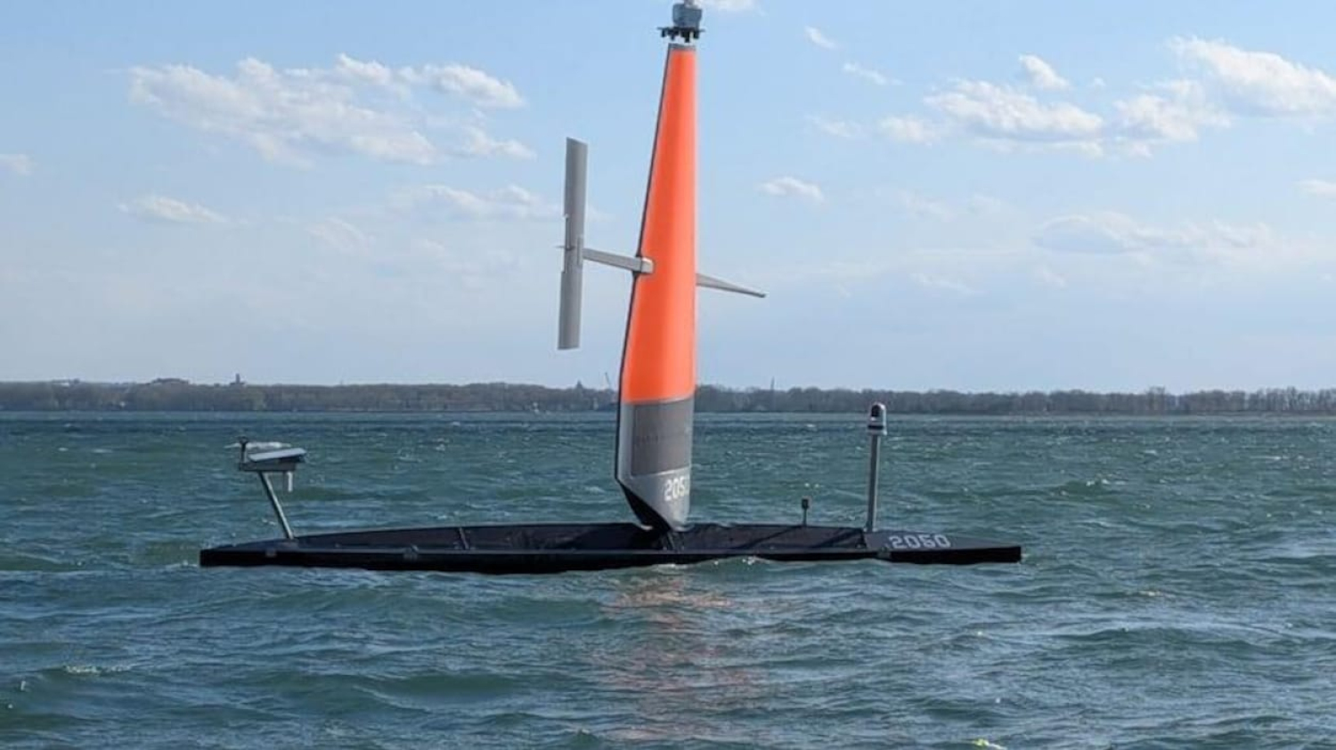 Des drones à voile américains sur le lac Érié