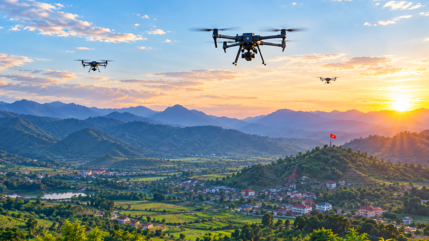 Les drones permettent de résoudre des problèmes très spécifiques dans les régions montagneuses.