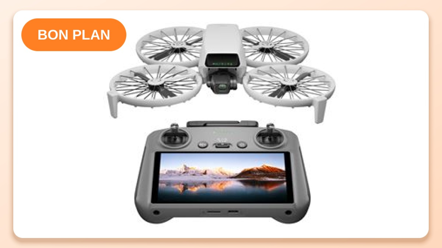 Drone DJI Flip RC 2 à -11 % : un petit drone pliable pour filmer en voyage
